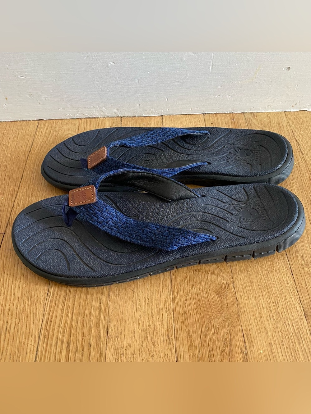 Kuailu Flip Flop Thong Sandals 42 | Mens 9 Womens 11.5 US Beach Surf Summer Blue